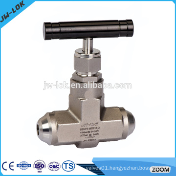 Water filter screw type needle valve